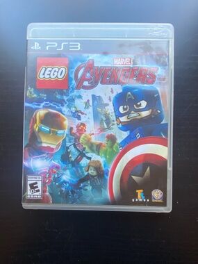 Lego Avengers PS3 Video Game - Red, Blue, White